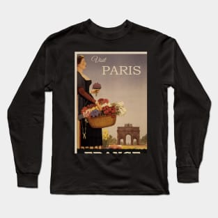 Visit Paris - Travel Long Sleeve T-Shirt